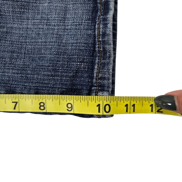 Banana Republic Blue Distressed Denim Shorts Sz.25 - Picture 8 of 9